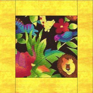 Jungle Lion & Friends Block Image
