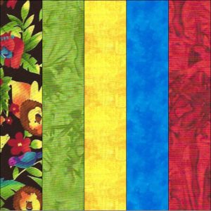 Jungle Lion & Friends Fabric Image